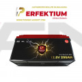 Литиева акумулаторна батерия Perfektium PF LiFePO4 - BMS - Bluetooth - Heating film 12.8V - 200Ah